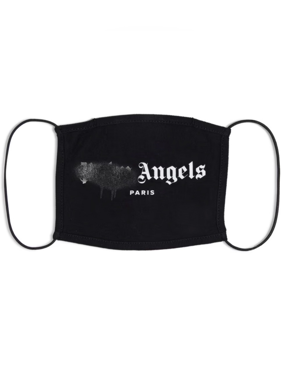 Palm Angels Printed Cotton-Jersey Safe Mask Black “Angels Paris” Logo NWT $268